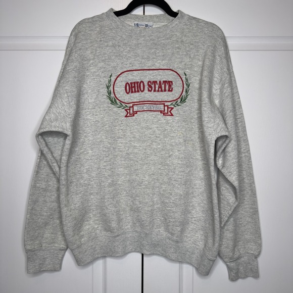 Student Union Other - Ohio State Buckeyes Sweatshirt Mens Large Gray Football Student Union Crewneck